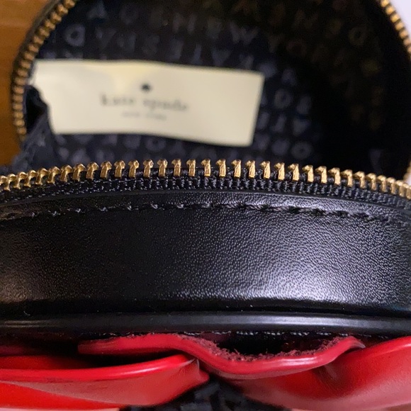 Kate Spade Poppy Zippered Coin Purse with Keychain - Picture 15 of 17